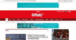 Desktop Screenshot of offalyexpress.ie